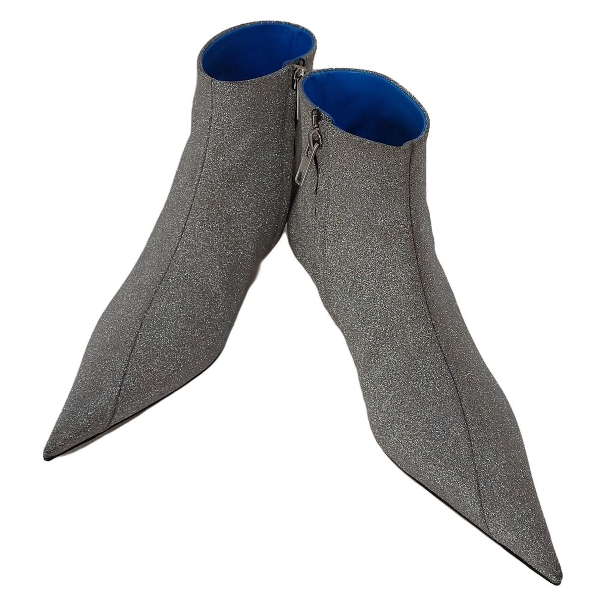 BALENCIAGA バレンシアガ ショートブーツ 35 1|2 レディース - シルバー