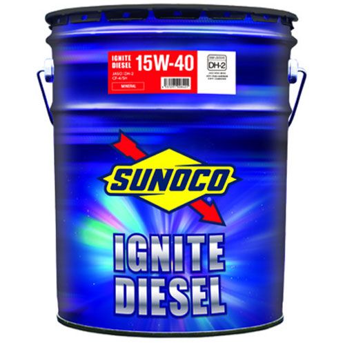 スノコ SUNOCO ディーゼルオイル IGNITE DIESEL 15W-40 20L DH-2|SH相当 MINERAL