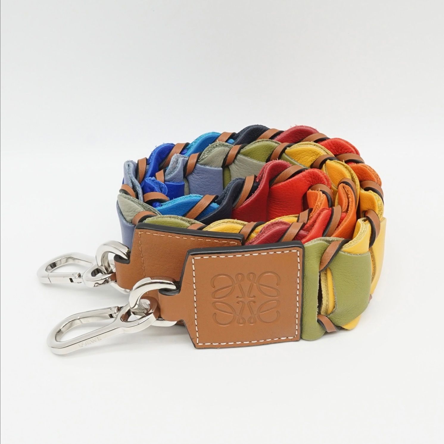 LOEWE ロエベ ショルダー ストラップ マルチカラー【中古】Aランク【送料無料】paula's shoulder strap パウラズ 6_52  - メルカリ