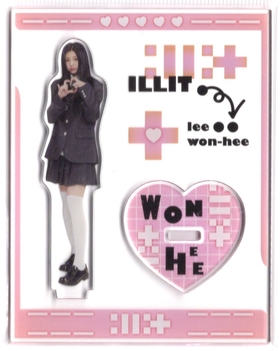 韓国限定 ILLIT Weverse Shop アクリルスタンド全員 アクリルスタンド(大)] ILLIT - Almond Chocolate/韓国/韓流