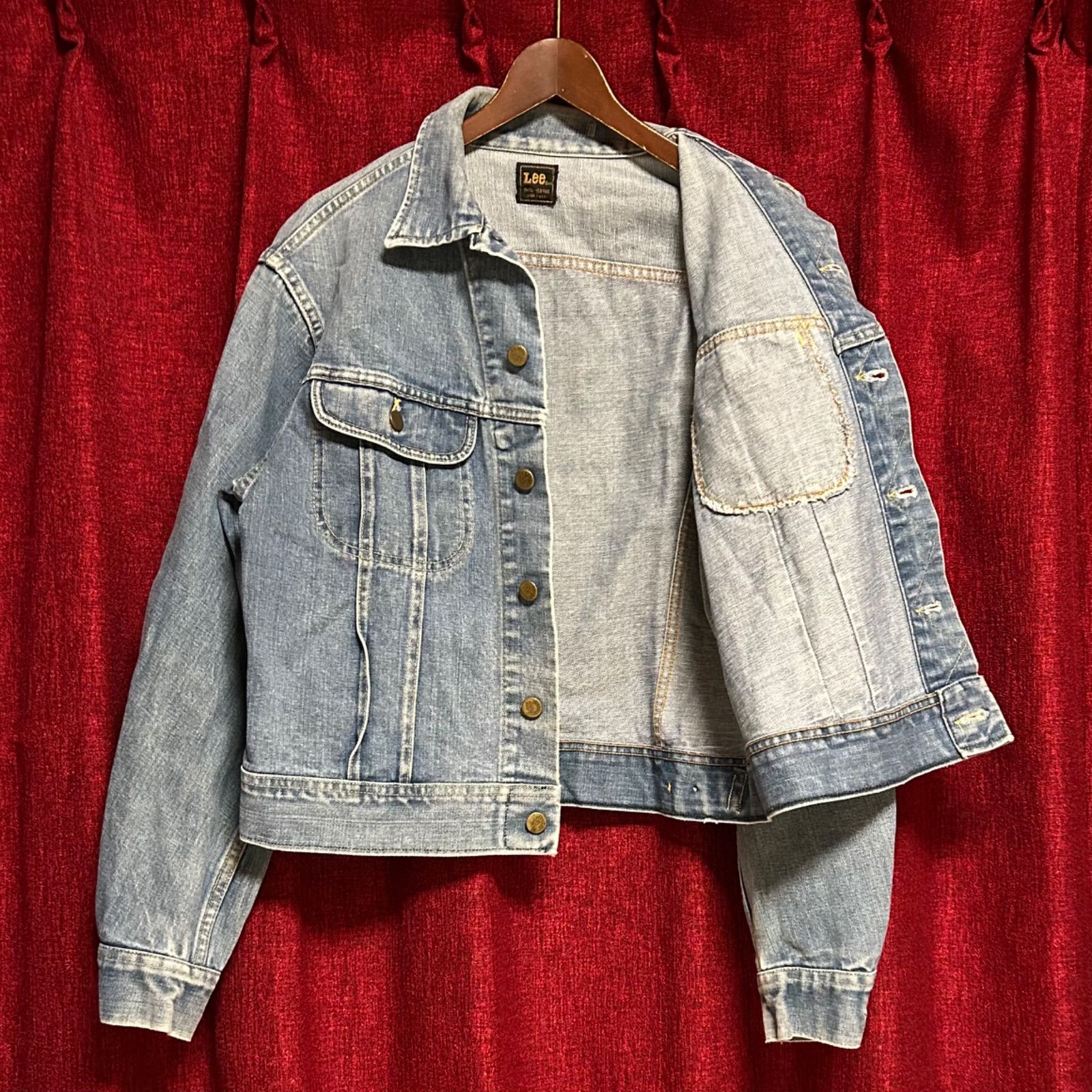 80's ヴィンテージ アメリカ製 Lee 101J リー デニムジャケット Gジャン 3rdタイプ 淡青 ブルー Lサイズ メンズ MENS  ユニセックス ゆったり 大きいサイズ 春秋 アウター USA製 80年代 ビンテージ アメカジ ジージャン - メルカリ