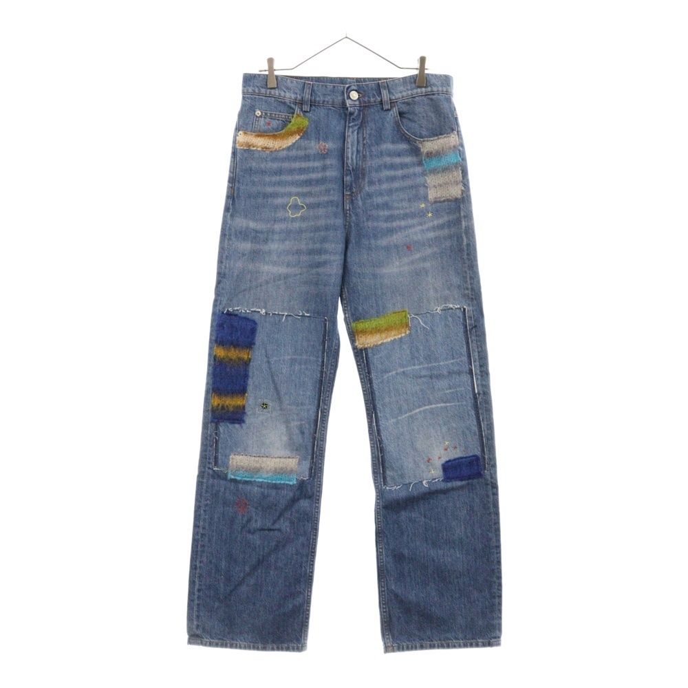 MARNI (マルニ) 24SS Patchwork Denim Pants パッチワークデニム