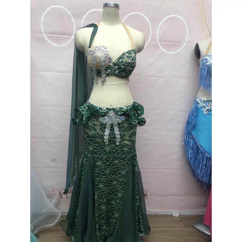 新品未使用 ベリーダンス衣装 上下セット ブラ スカート オーダー