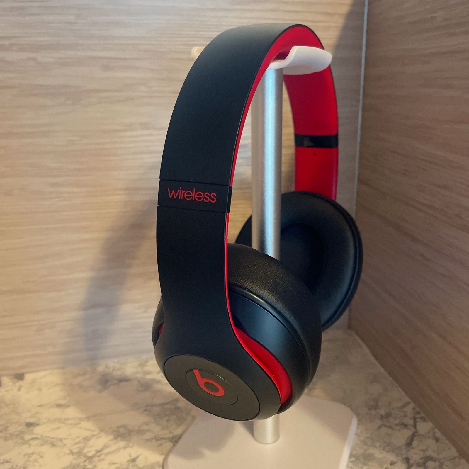 良品⭐︎ BEATS STUDIO3 WIRELESS ブラックレッド ワイヤレス