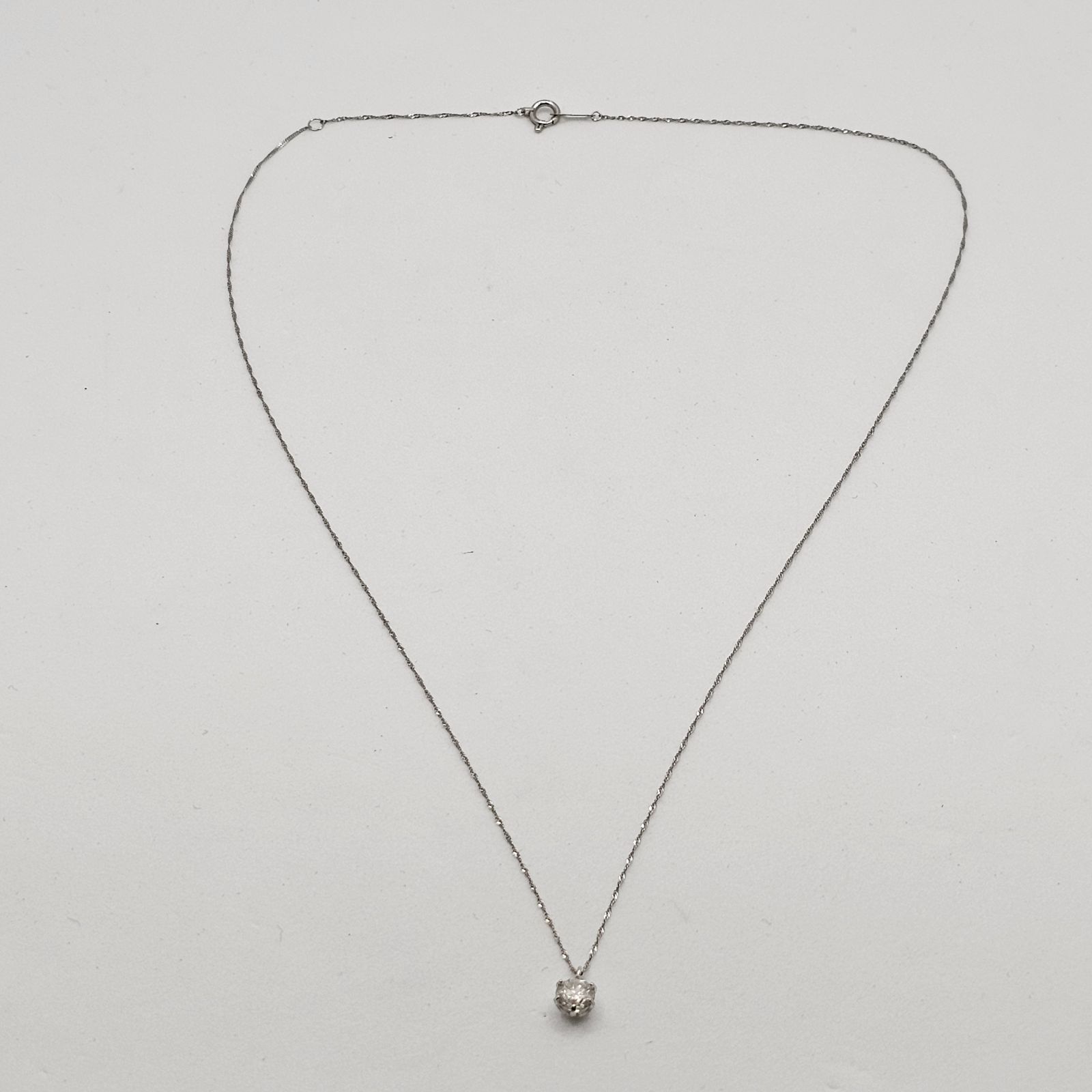 プラチナ900 850 天然ダイヤモンド　0,30ct ネックレス ✨【美品】プラチナ900/ 850天然ダイヤモンド0.50ct 輝く