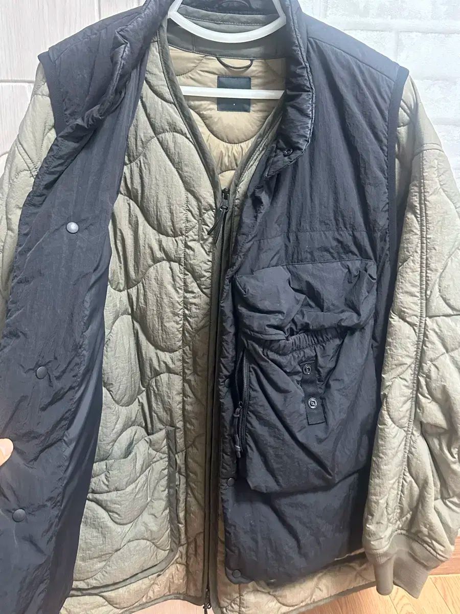 moif ムイフ オーバーミル ダウンベスト