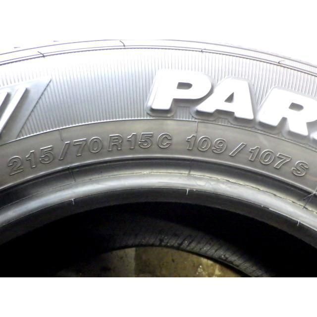F351 K9106175 ◆ 製造 約部山◆YOKOHAMA PARADA PA03 ホワイトレター◆215 70R15 109 107S◆4本 FFCRYSTALESIA_COM
