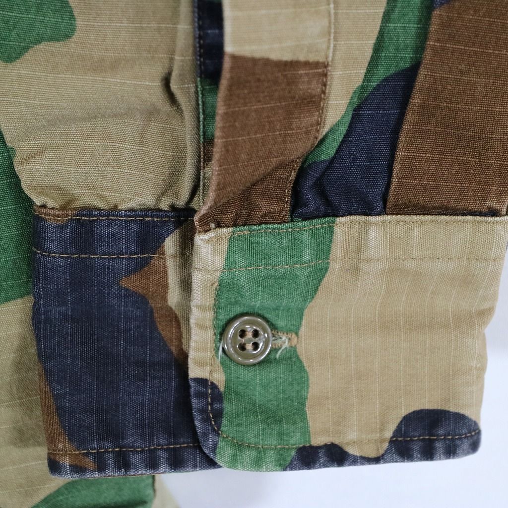 SALE/ 90年代 USA製 L.L.Bean エルエルビーン ハンティング 長袖シャツ ミリタリー ガンパッチ付き カモ (メンズ XL) N5858