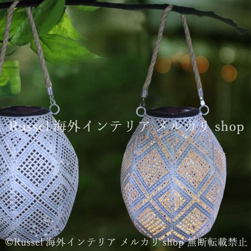 ガーデンライト 太陽光 白 ランタン 樹脂 ホワイト ソーラー ガーデンオーナメント ガーデニング 雑貨 ガーデン雑貨 ガーデンインテリア ガーデン インテリア 庭の装飾 お洒落 おしゃれ 8-14