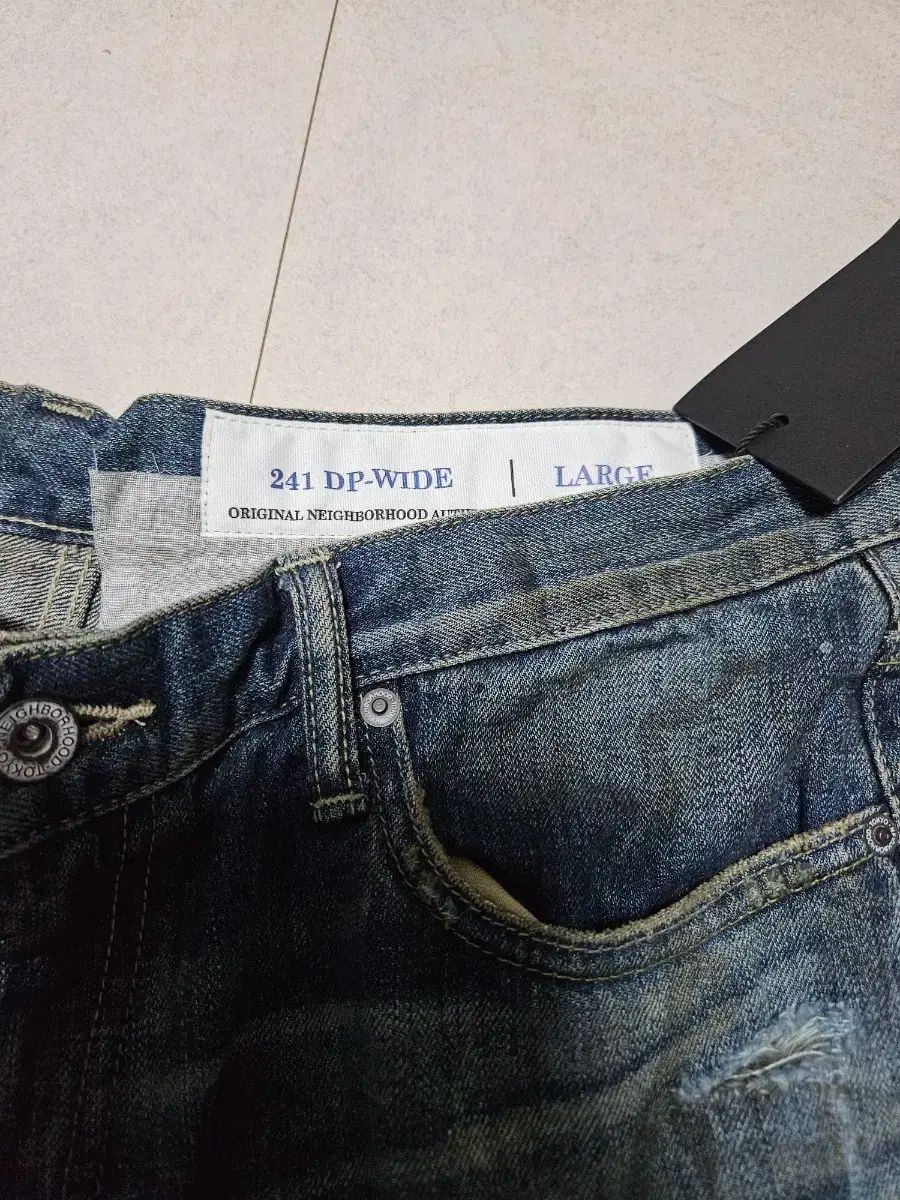 L ネイバーフッド セルビッジ デニム DP WIDE