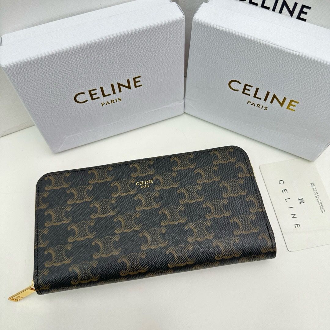 超美品✨ セリーヌCELINE 財布長財布ファスナー式開閉