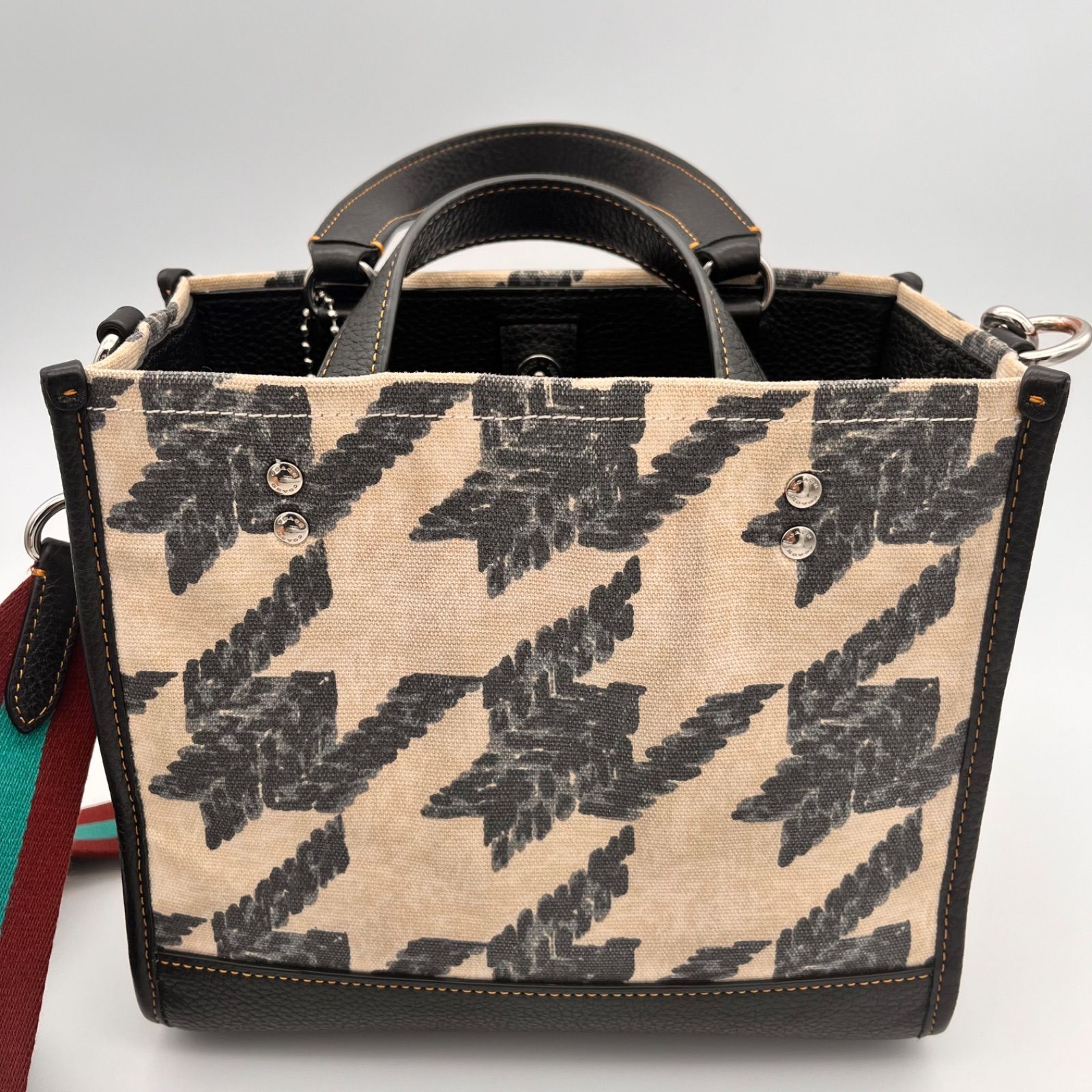 極美品◾️coach デンプシー トート 千鳥格子 - メルカリ