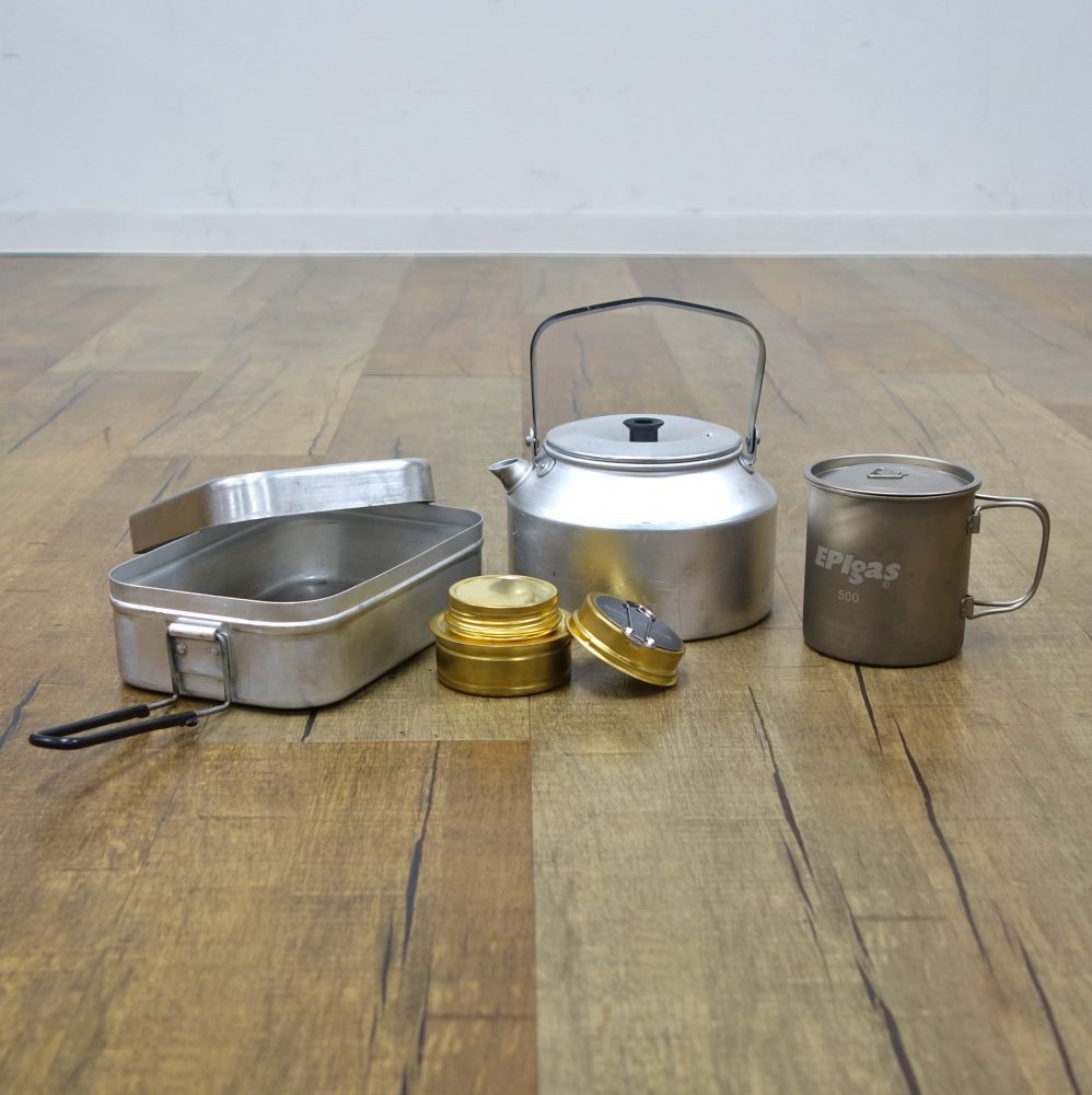 トランギア Trangia ケトル EPIgas チタンカップ solo stove アルコールバーナー セット キャンプ アウトドア