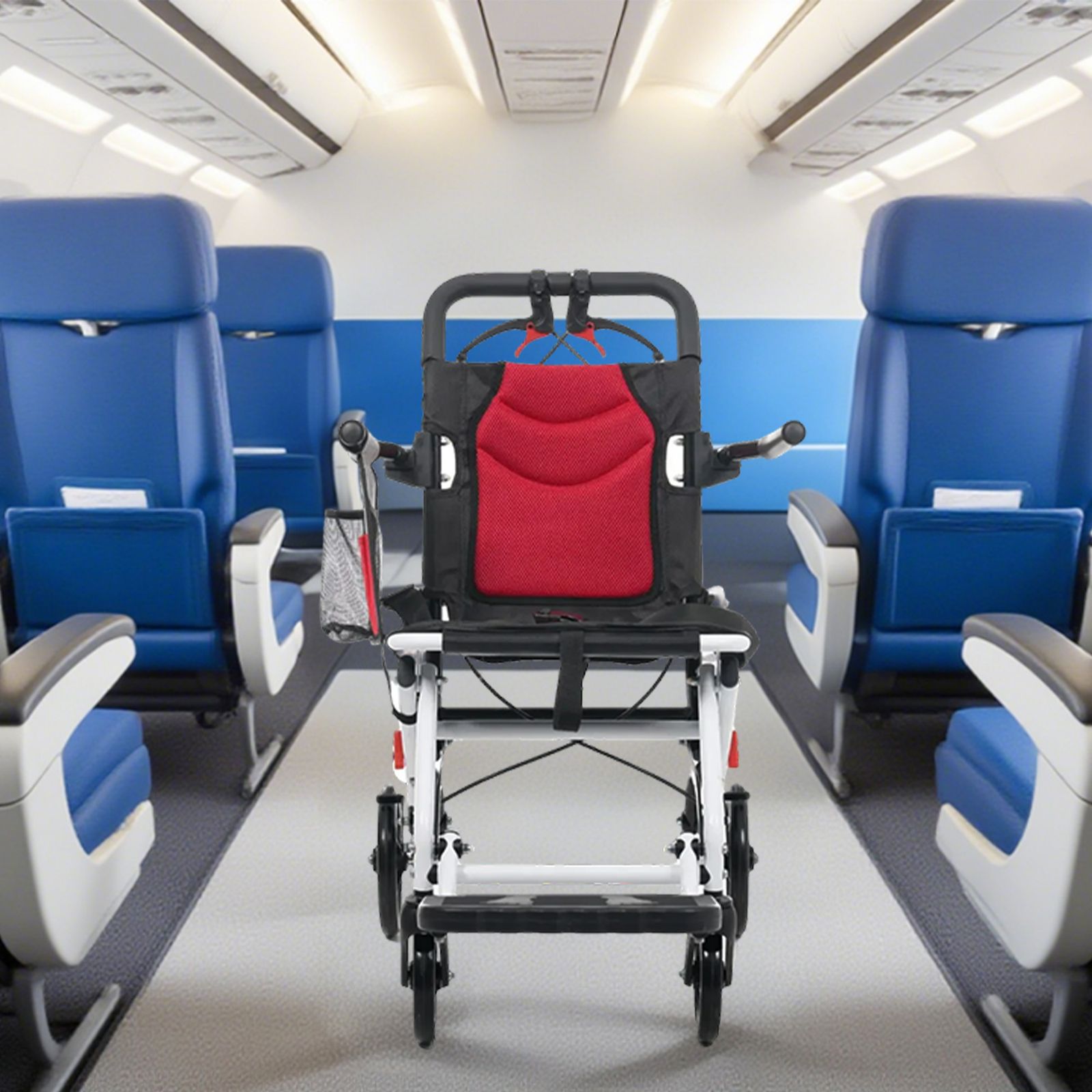 15%割」 車椅子 超軽量 機内持ち込み 自立可能 介助ブレーキ付き