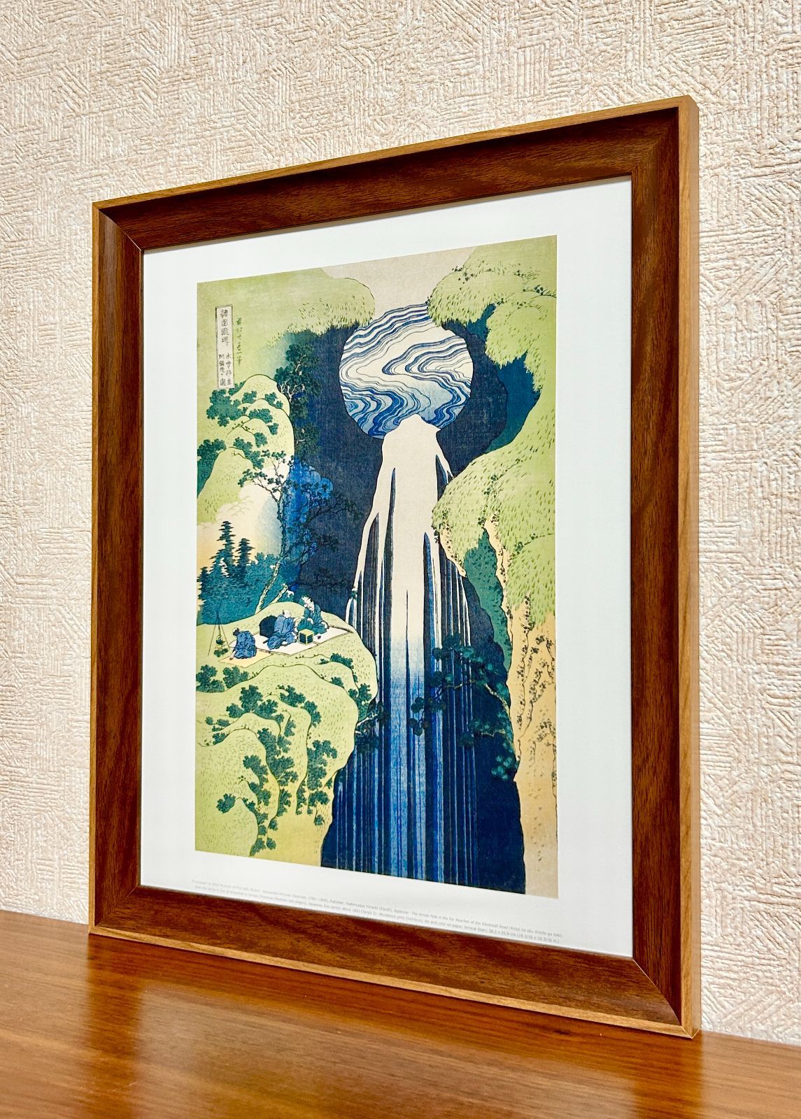 巴里のアンニュイ風景 レトロ豪華額縁 新品☆額縁付アートポスター☆日本画☆侘び寂び☆雅☆風景画
