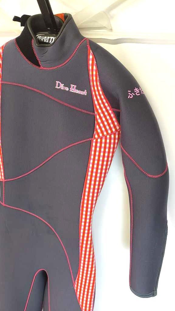 World Dive 裏起毛 5mm 女性用 ダイビングウェットスーツ（155cm
