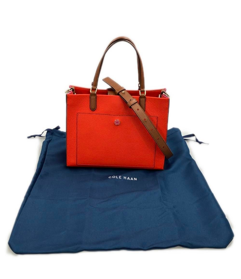 美品 コールハーン 2way ハンドバッグ ショルダーバッグ 斜め