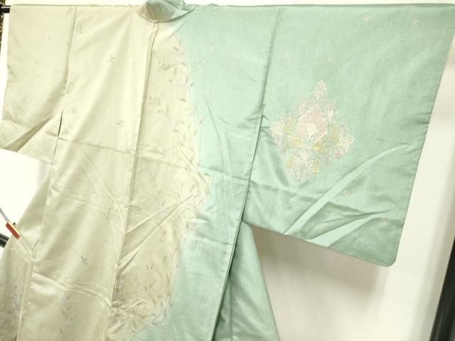 平和屋着物○中国三大刺繍 スワトウ刺繍 汕頭刺繍 総刺繍 本場大島紬