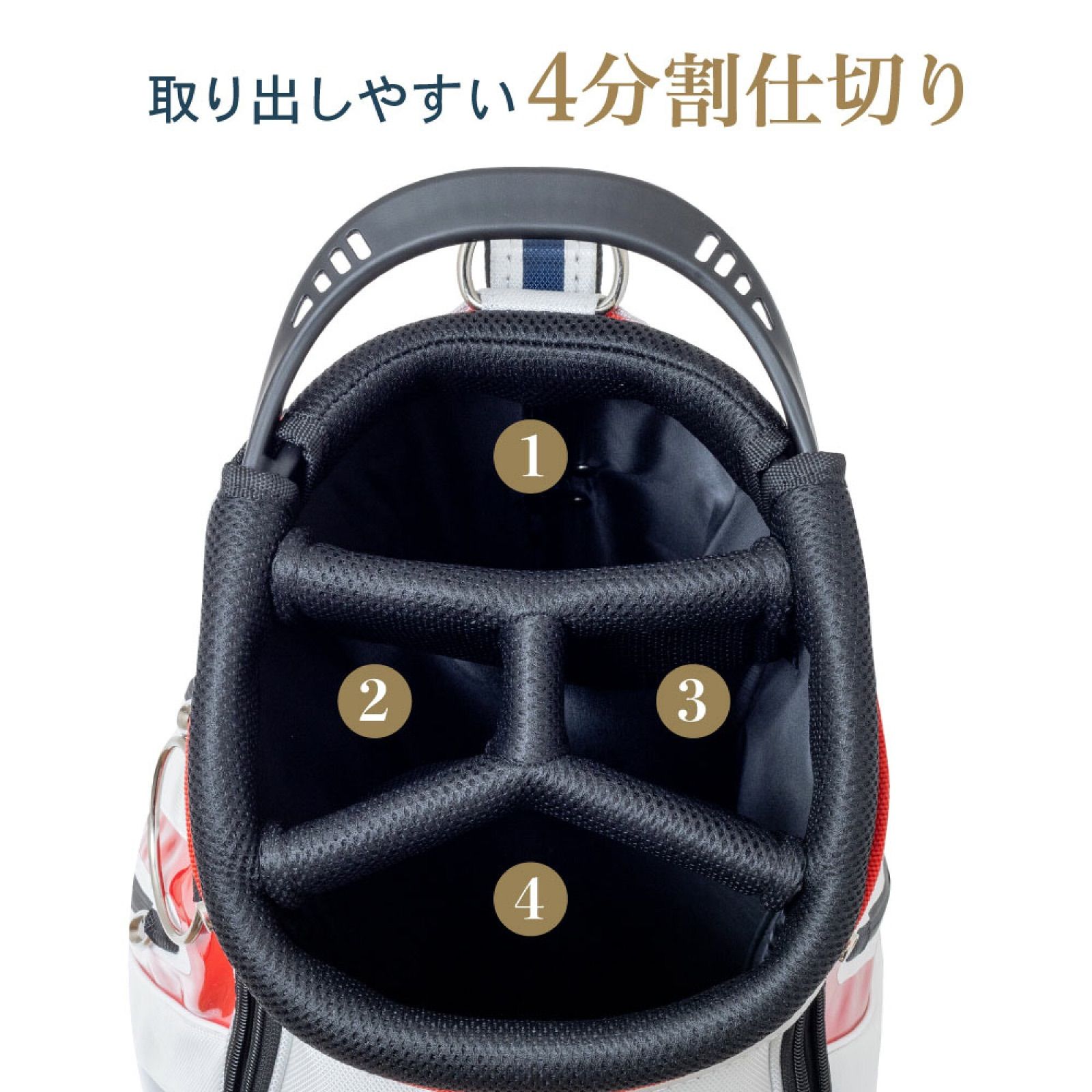 室外未使用LEXUS キャディバッグ訳ありフード無し