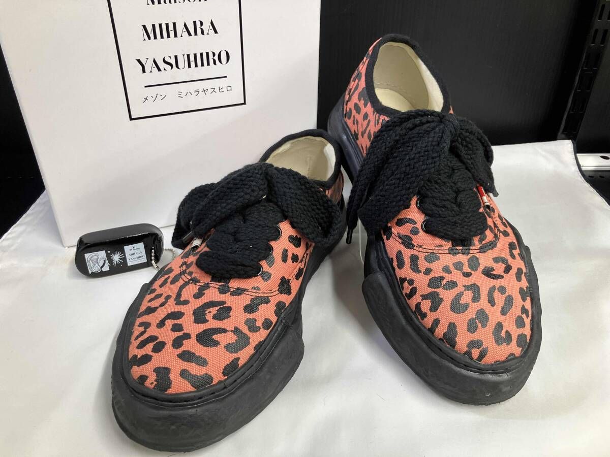 MAISON MIHARA YASUHIRO メゾン ミハラヤスヒロ A10FW719 スニーカー ブラック×ピンク 42