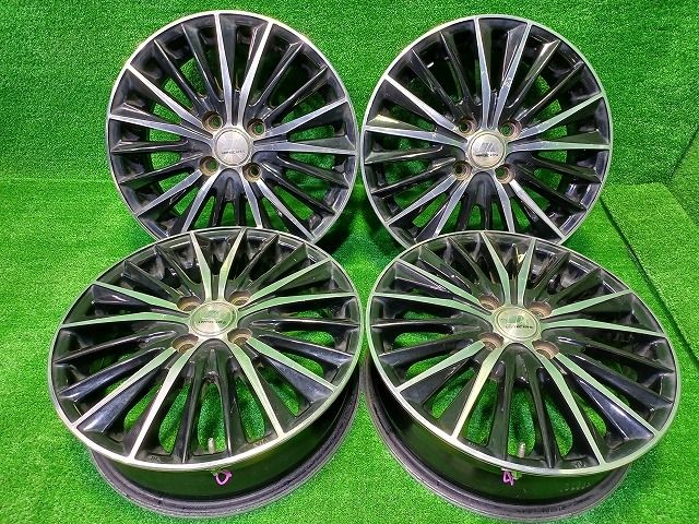 社外 ヴァーテックVR-5 15ｲﾝﾁ 4.5J 4穴 4本 100 43