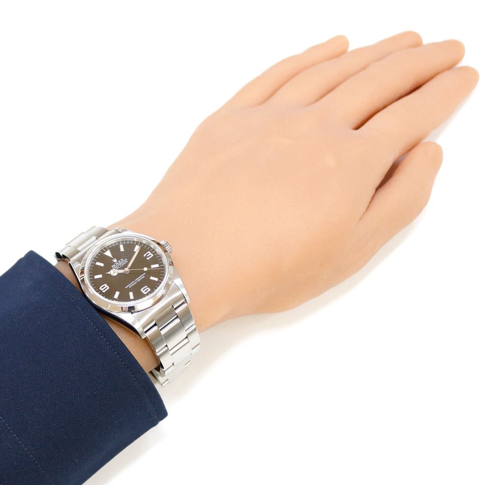 ロレックス エクスプローラー1 腕時計 時計 ステンレススチール 14270 自動巻き メンズ 1年保証 ROLEX 中古 ロレックス