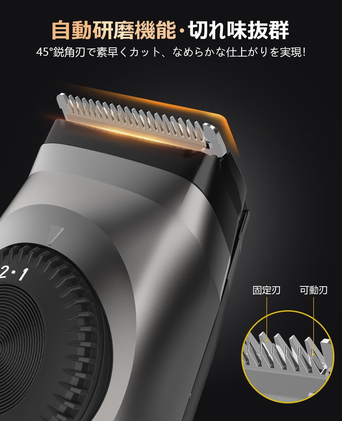 大特価】ヒゲトリマー バリカン メンズ 髭剃り 2023 調整幅0.5mm 39