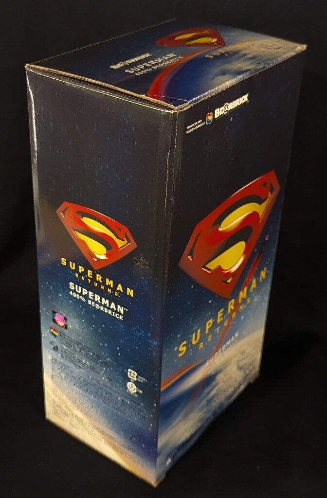 MEDICOM TOY - レア SUPERMAN RETURNS 400%ベアブリック/未開封 MEDICOMTOY BE@RBRICK SUPERMAN RETURNS 400% Be Rbrick Medicom