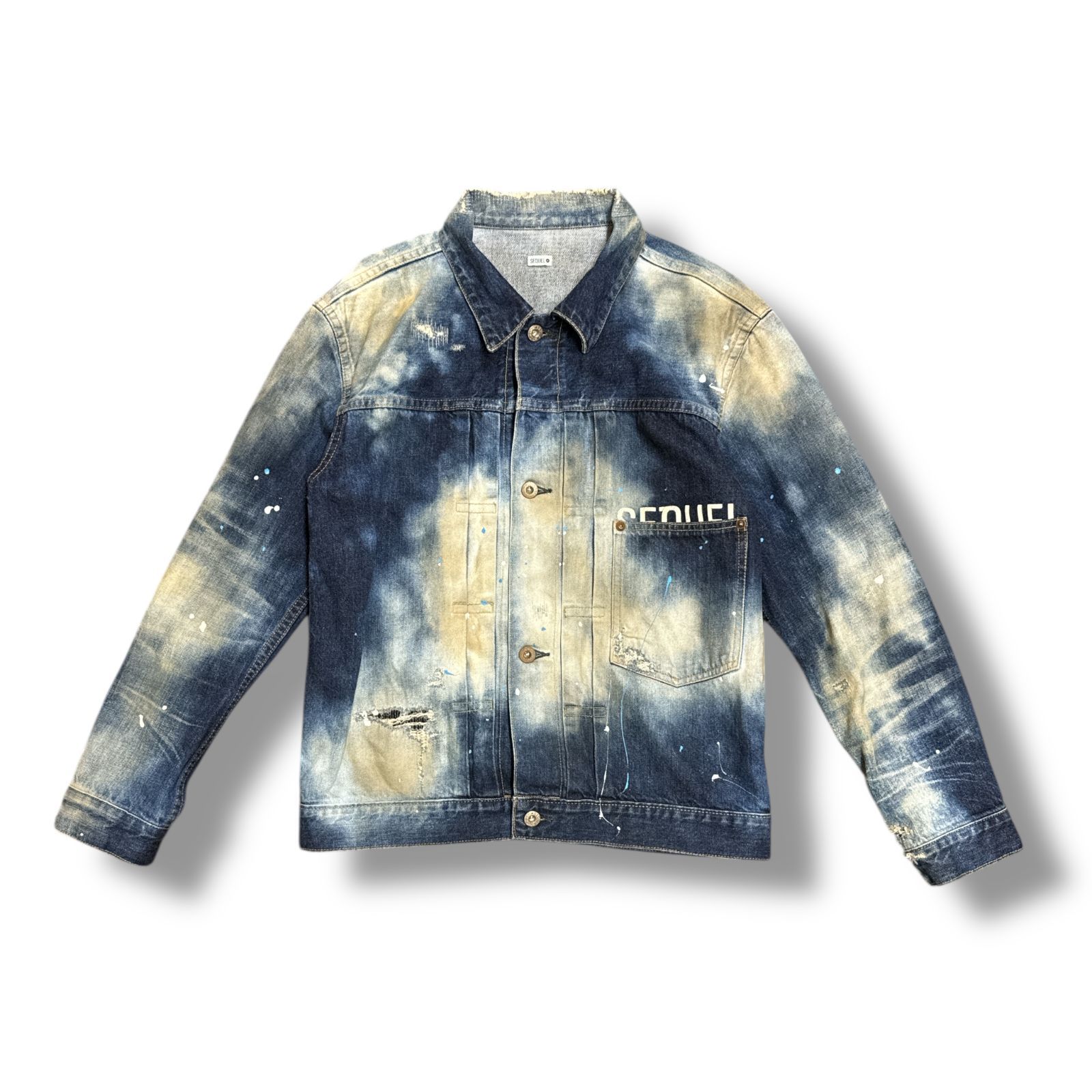 SEQUEL ダメージ加工デニムジャケット
