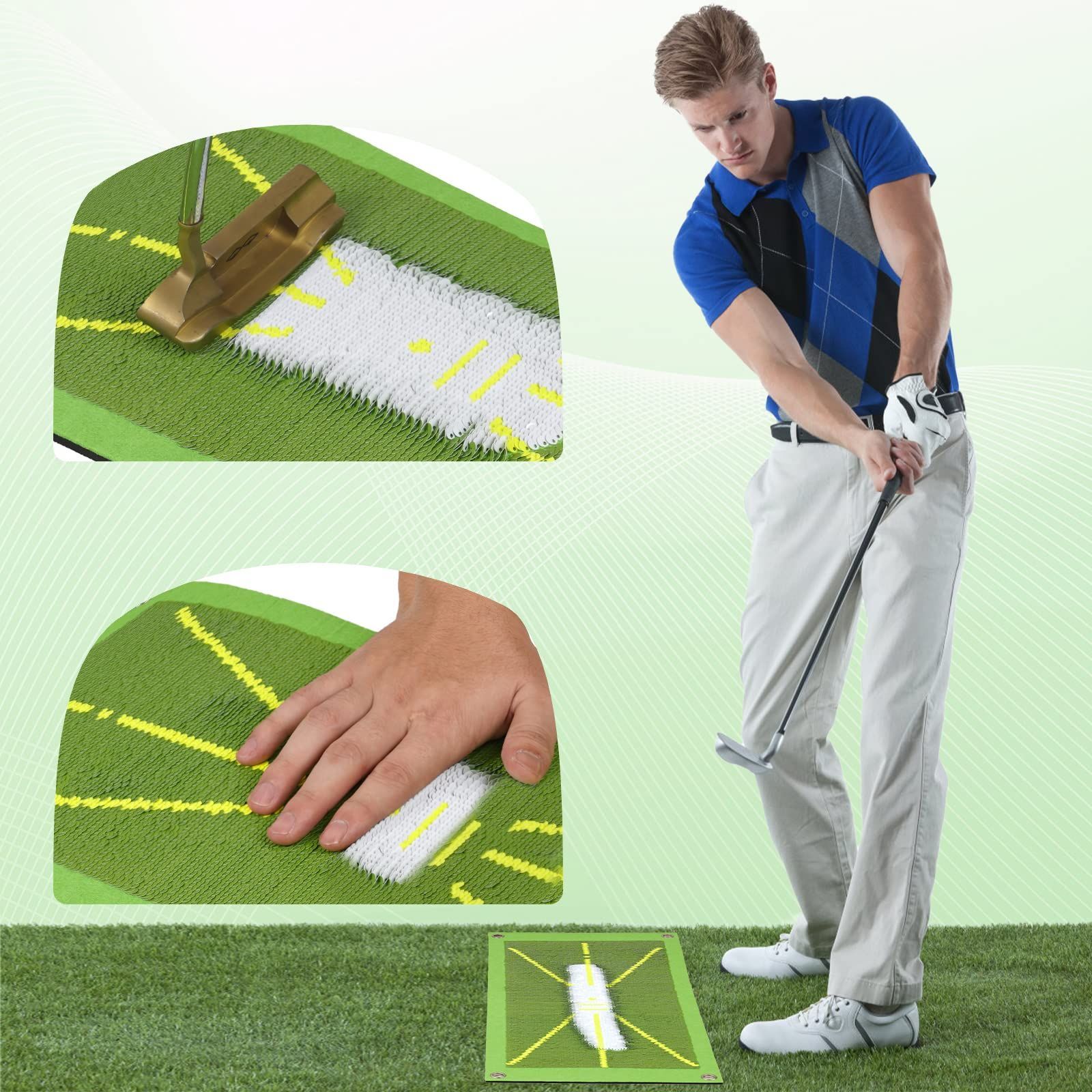 最新版　ゴルフ練習マット　改良版　ゴルフショットマット  痕跡確認 軌跡確認