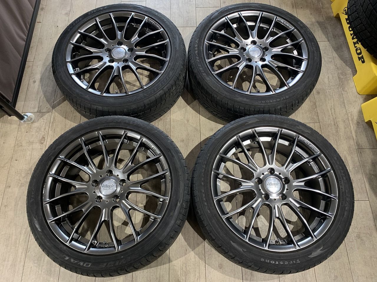 2504010 Warwic 18インチ 7J 48 PCD114.3 5H FIREHAWK 225|45R18 2014年 マークX カムリ エスティマ オデッセイ レヴォーグ ノア ヴォクシー ステップワゴン アテンザ ジューク 等