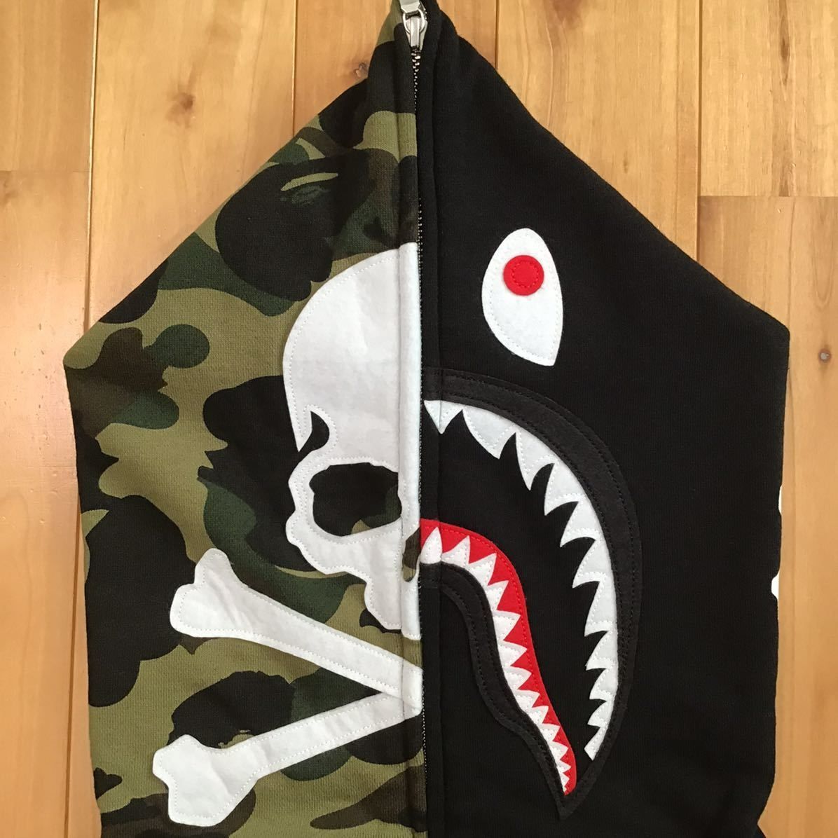 bape mastermind japan ベイプ エイプ シャーク パーカー