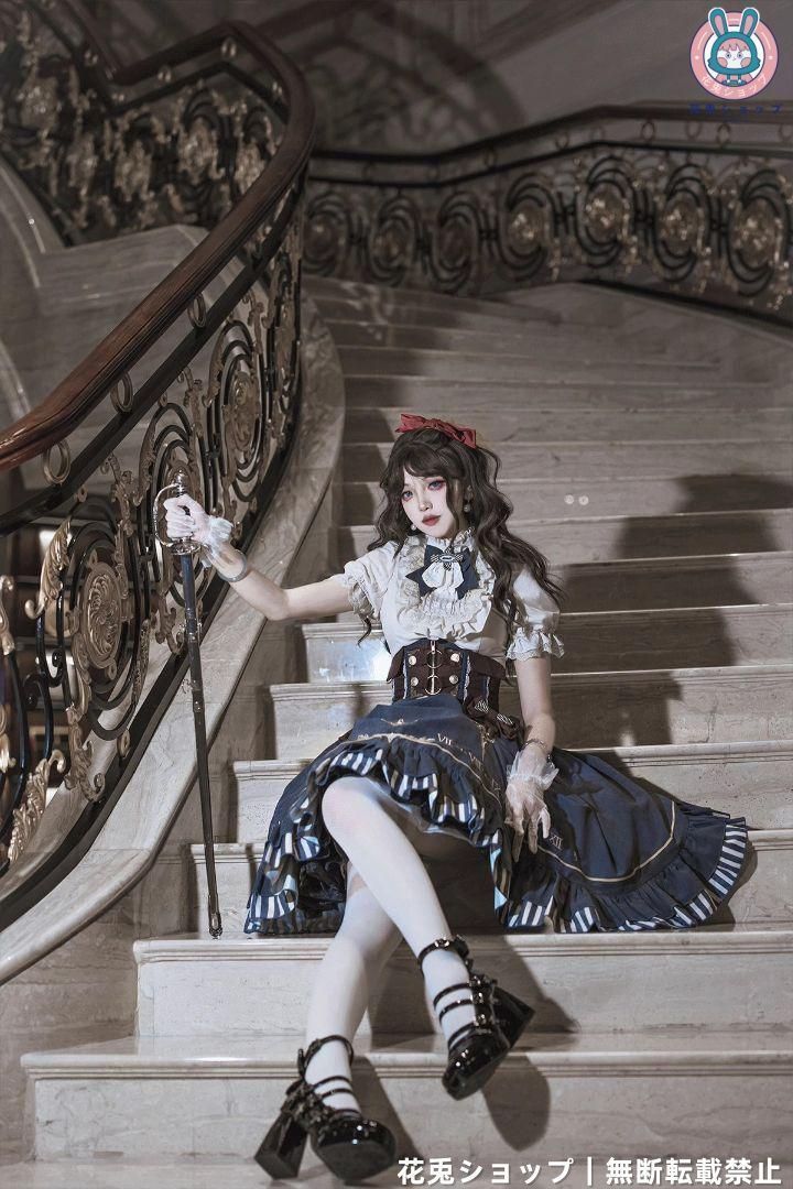 LT-81 豪華姫系 lolita 可愛 レトロ風 オリジナル 洋服 ロリータ ワンピース 美しい刺繍