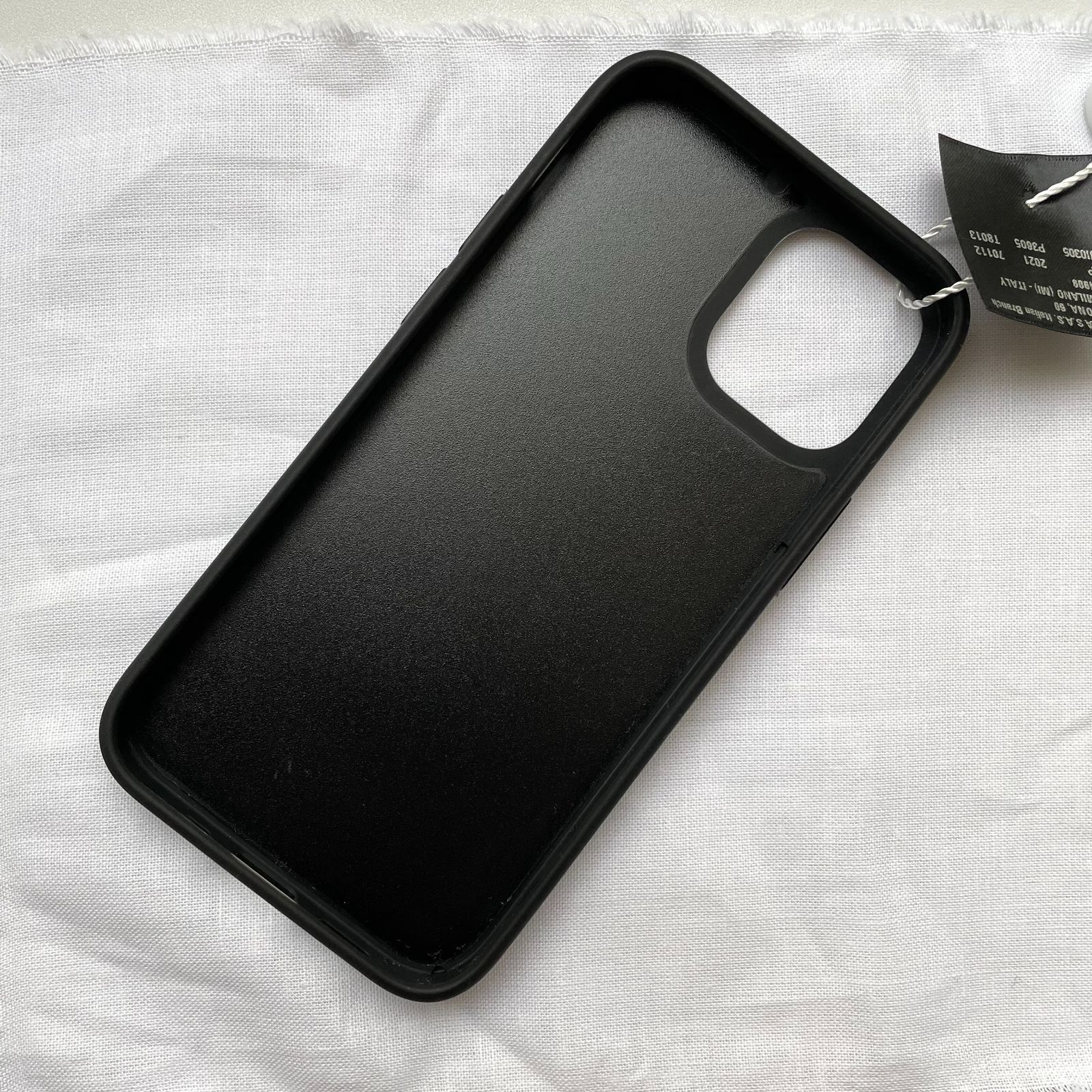 新品・正規品 マルジェラ レザースティッチ スマホケースiPhone12mini Maison Margiela Stitched Leather Phone Case for iPhone