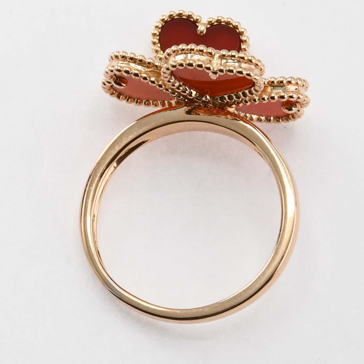 ⭐︎vancleef&arpels⭐︎スウィート アルハンブラ リングWG スウィート アルハンブラ リング 18K ホワイトゴールド