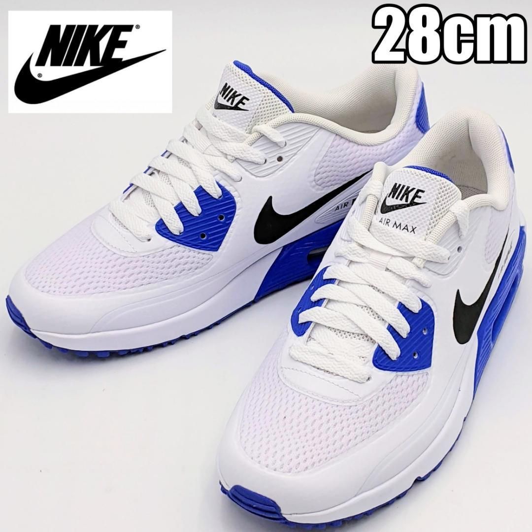 ☆新品☆28cm☆ナイキ AIR MAX 90G ホワイト/レーサー ブルー - メルカリ