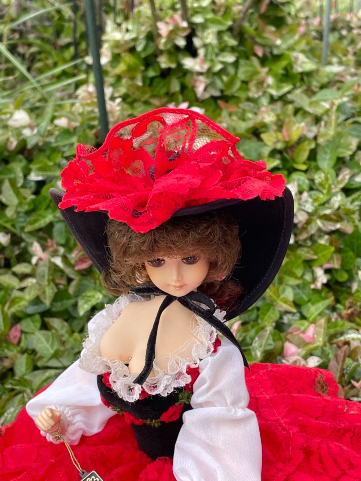 SUKIYO DOLLS リボン　フランス人形　直径30✖️40㎝ SUKIYO DOLLS リボン フランス人形 直径30✖️40㎝ - メルカリ