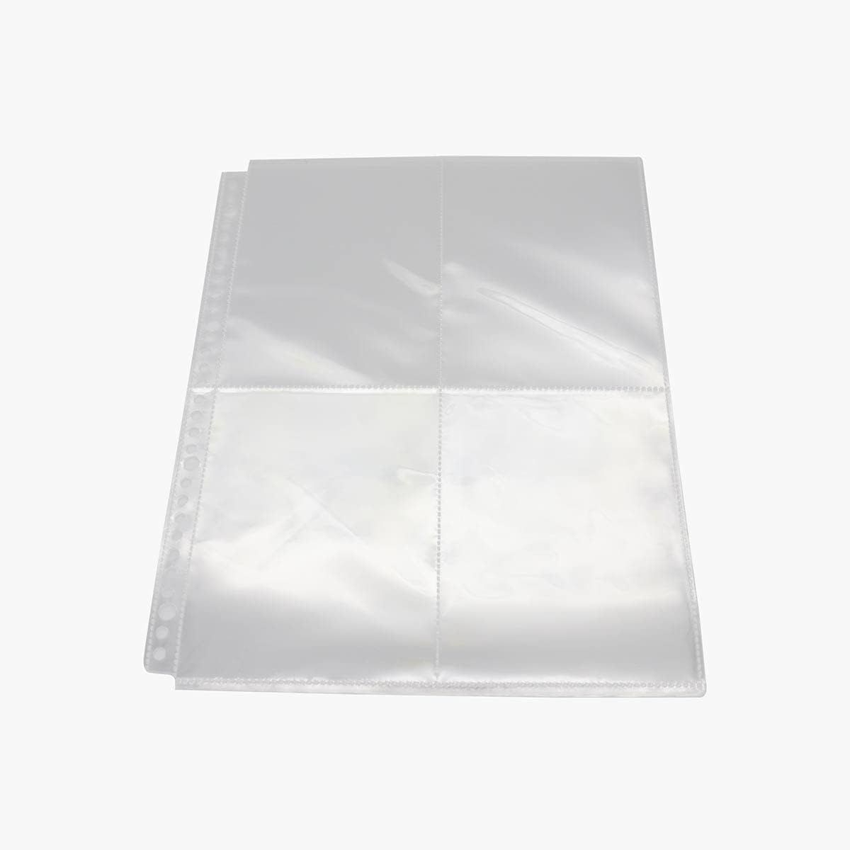 高透明 はがき用リフィル A4 バインダー 30穴 24ポケット（片面4