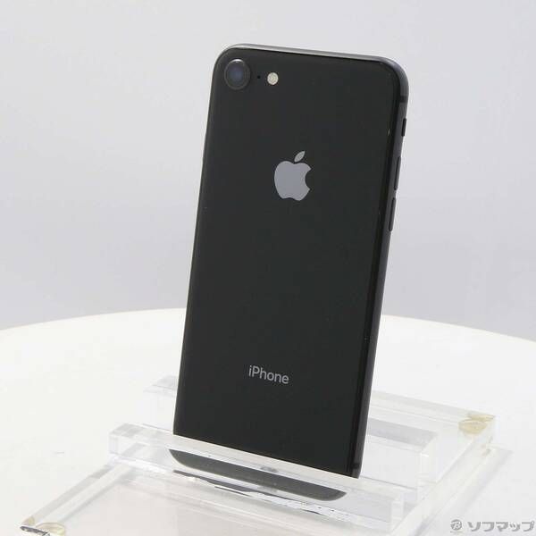 【メルカリ便】iPhone8 64GB スペースグレイ SIMフリー 本体のみ 中古品〕 iPhone8 64GB スペースグレイ MQ782J／A SIMフリー