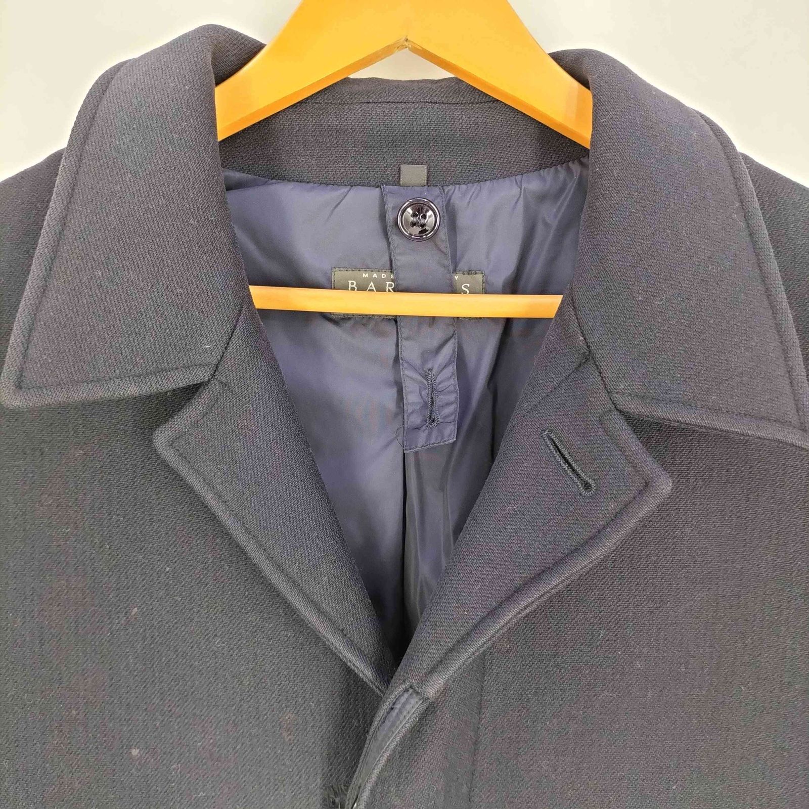 BARNEYS NEWYORK イタリア製中綿入り ウールチェスターコート バーニーズニューヨーク BARNEYS NEWYORK イタリア製 ウール