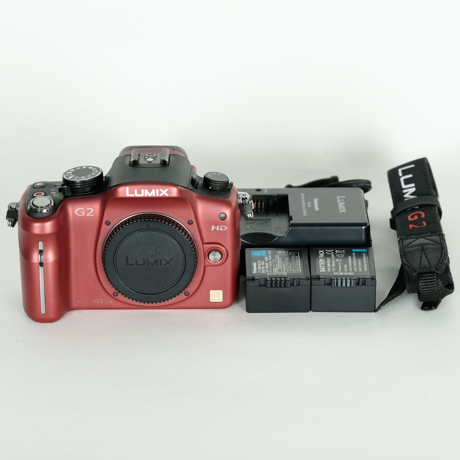 ｜シャッター数7 630回 Panasonic LUMIX DMC-G2 ボディ コンフォートレッド | マイクロフォーサーズマウント