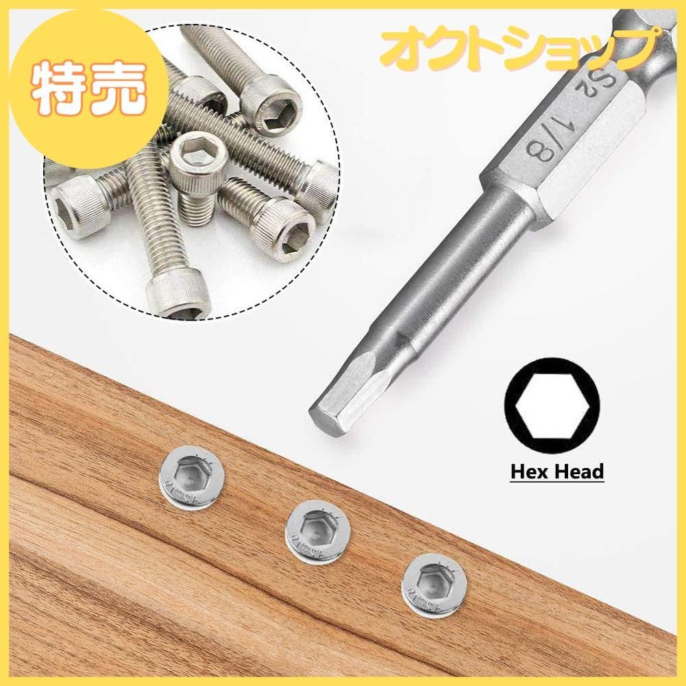 特売】Wolfrideインパクトドライバービット 六角ビットセット