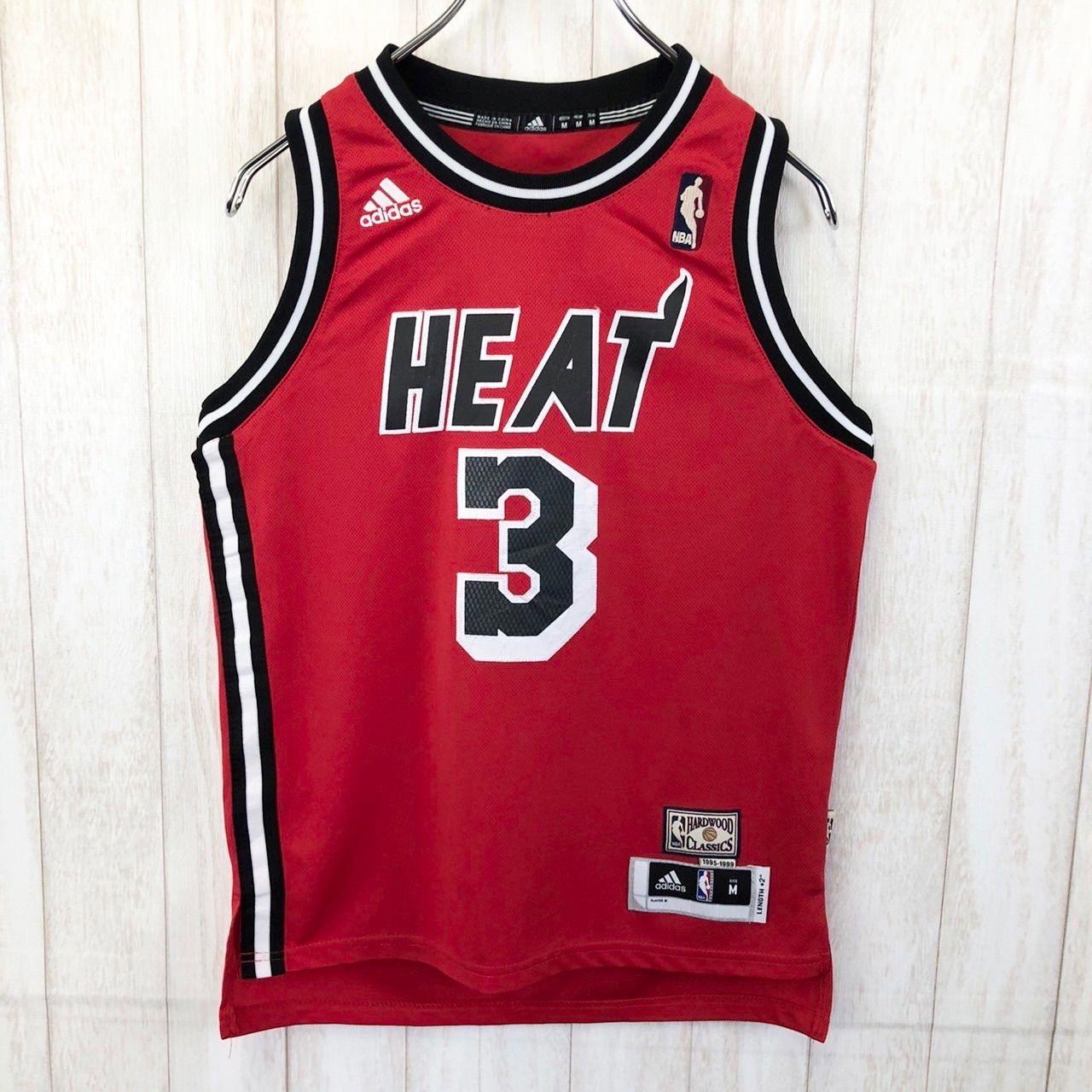 adidas アディダス NBA マイアミヒート HEAT バスケ ゲームシャツ