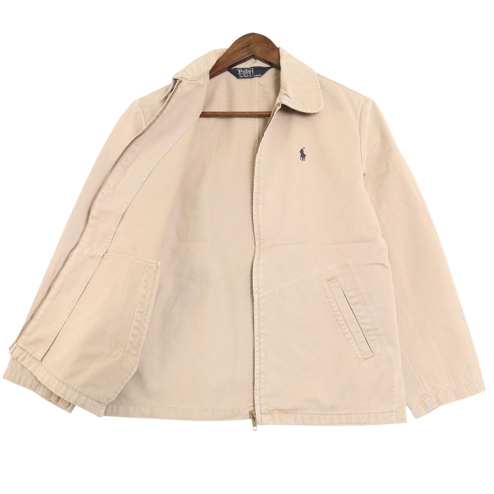 90s ラルフローレン　スウィングトップ　ベージュ 90年代 Polo by Ralph Lauren ポロ ラルフローレン スイング