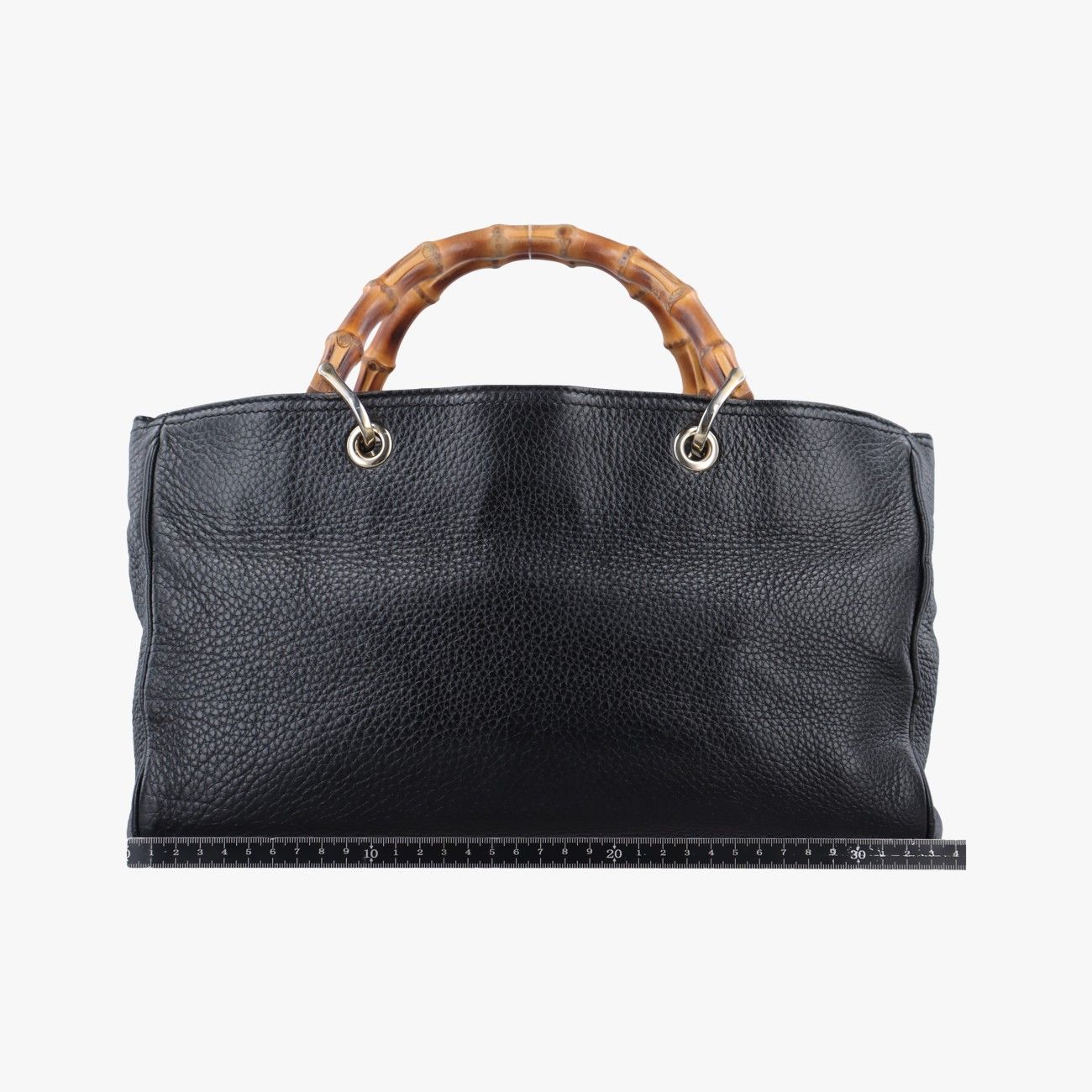 グッチGucciバンブーショッパーブラックレザー323660B014197077