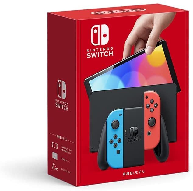 NintendoSwitch 有機EL本体 ネオンレッド・ブルー 【新品未開封