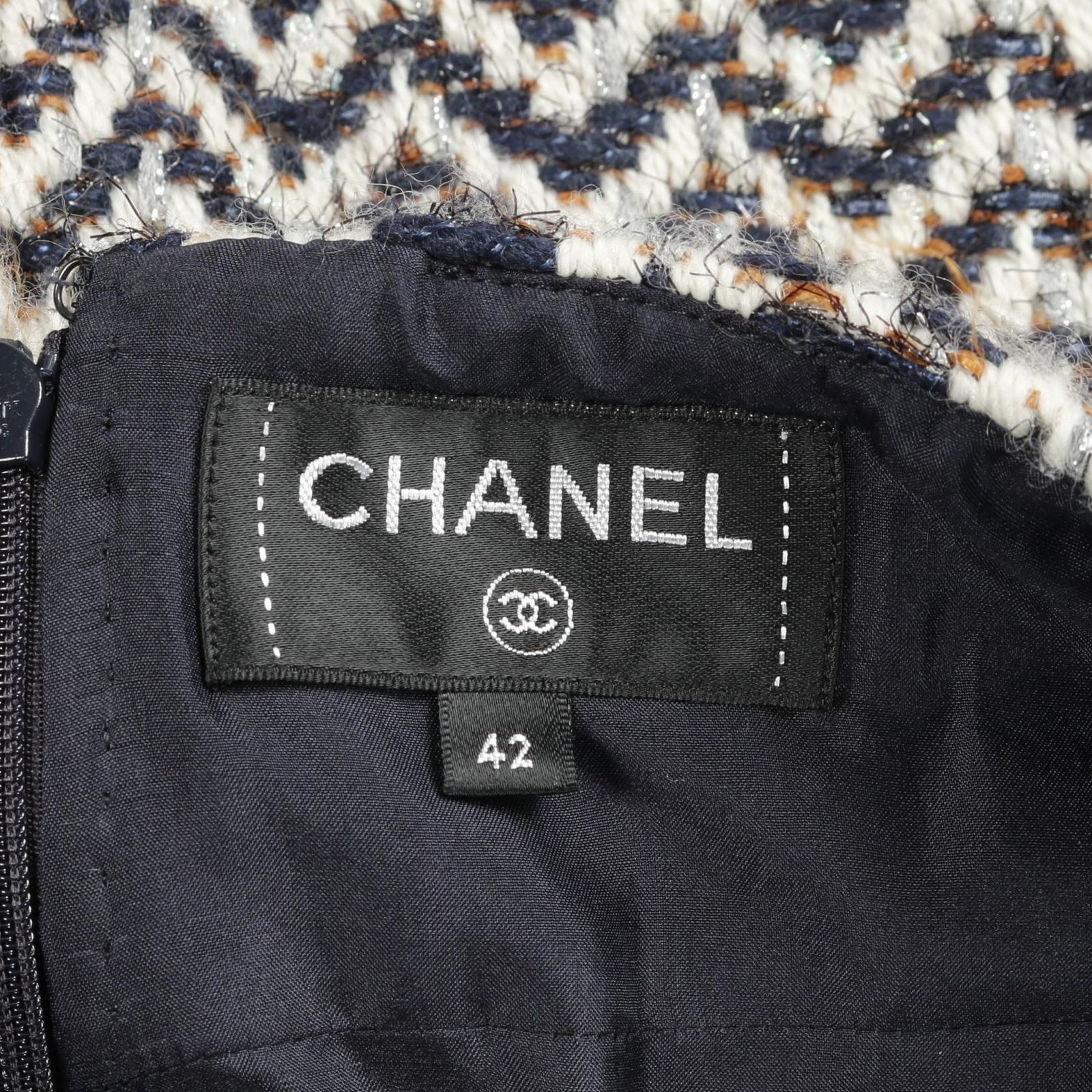 シャネル CHANEL スカート ココマーク P62387V47803 ウール