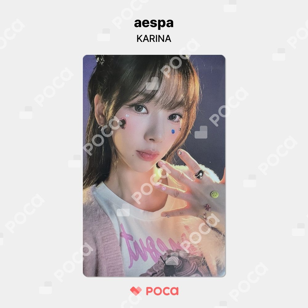 カリナ／aespa my world　star 特典 中国　トレカ カリナ／aespa my world starriver 特典 中国 トレカの通販 by