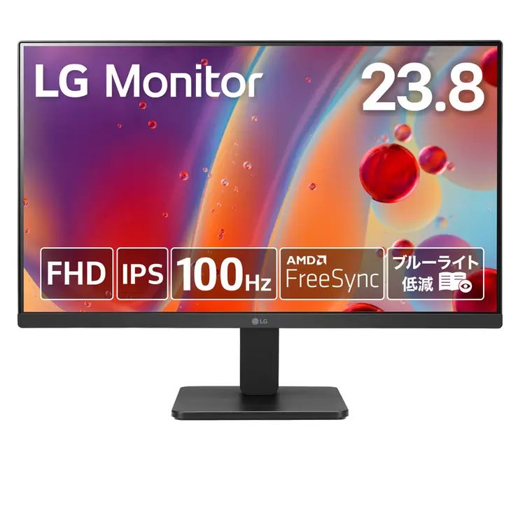 LG 23.8インチ FHD PCモニター 24MR400-B 販売 フルHD FHD 薄型