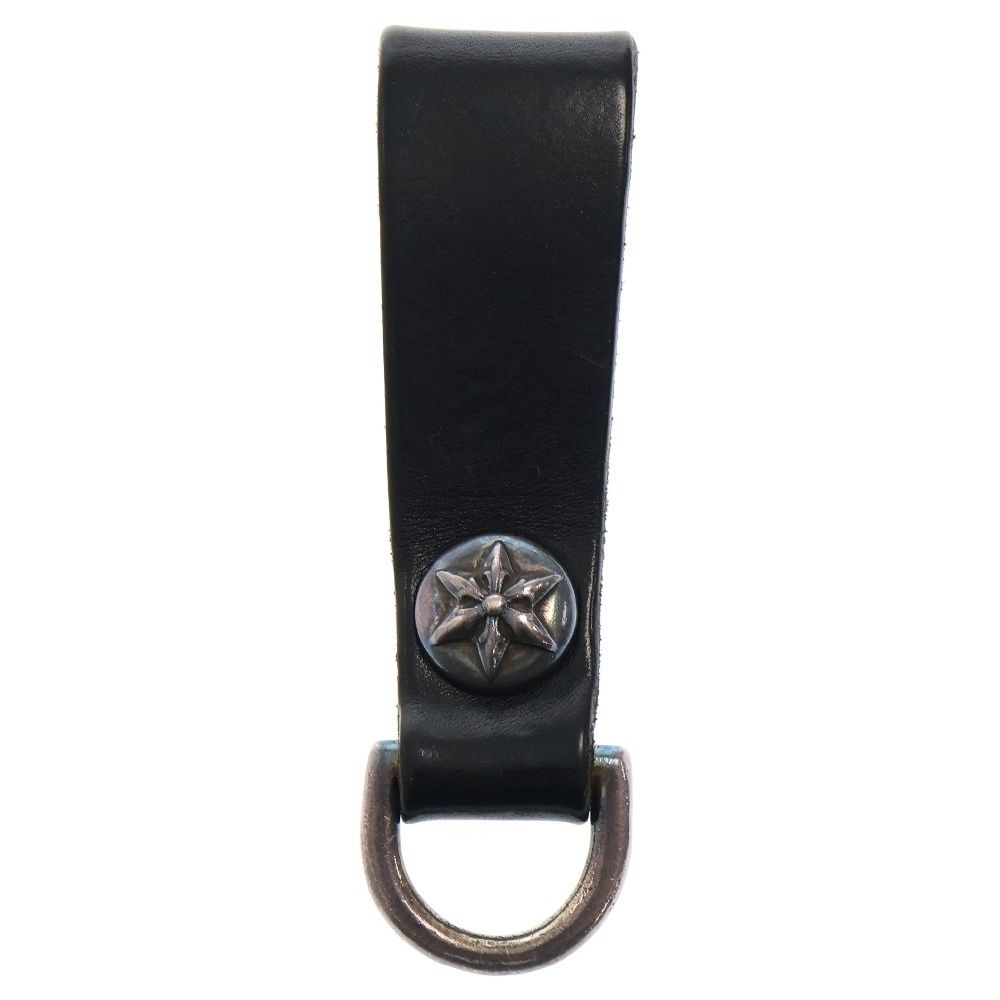 CHROME HEARTS クロムハーツ BELT LOOP D RING Dカン 6Pスター ベルトループ シルバー|ブラック